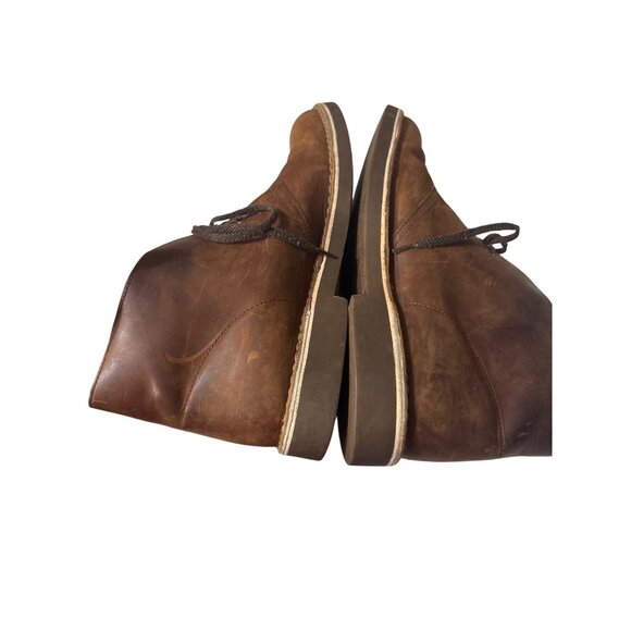 Clarks Mens 10 Dark Brown Leather‎ Desert Boots Lace-Up Casual Style main image 4